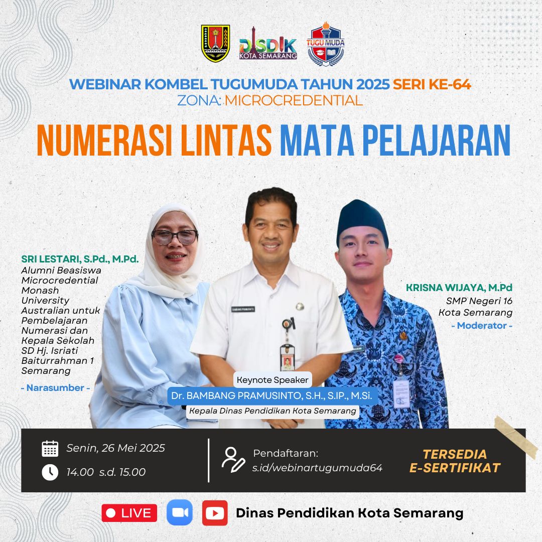 WEBINAR KOMUNITAS BELAJAR TUGUMUDA SERI KE-64